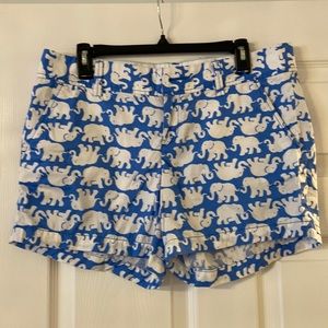 Lilly Pulitzer The Callahan Shorts size 10 excellent condition blue and white